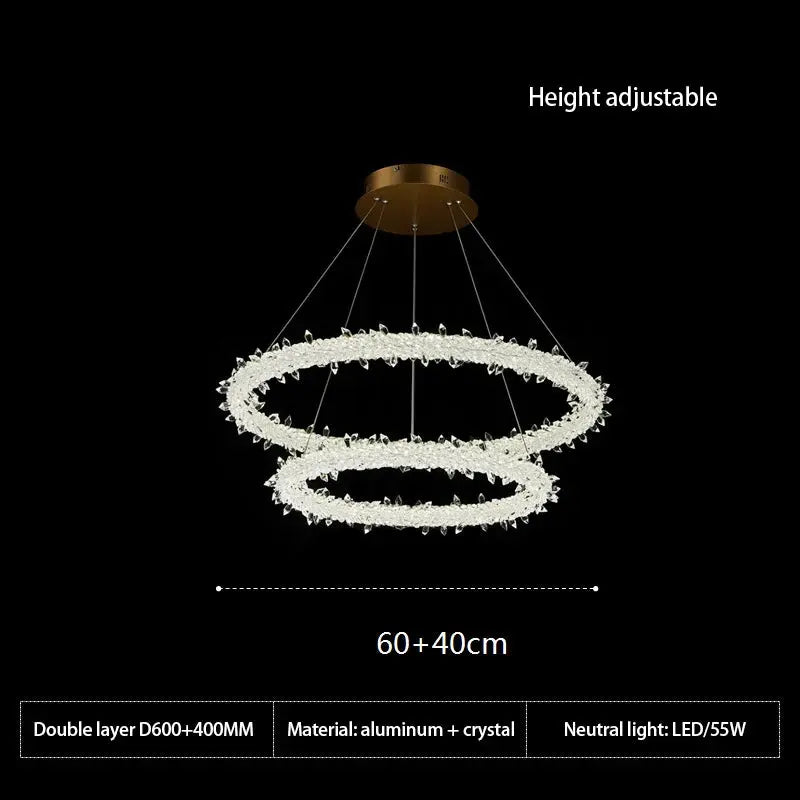 Modern Ice Cone Chandelier — alternate product view 10