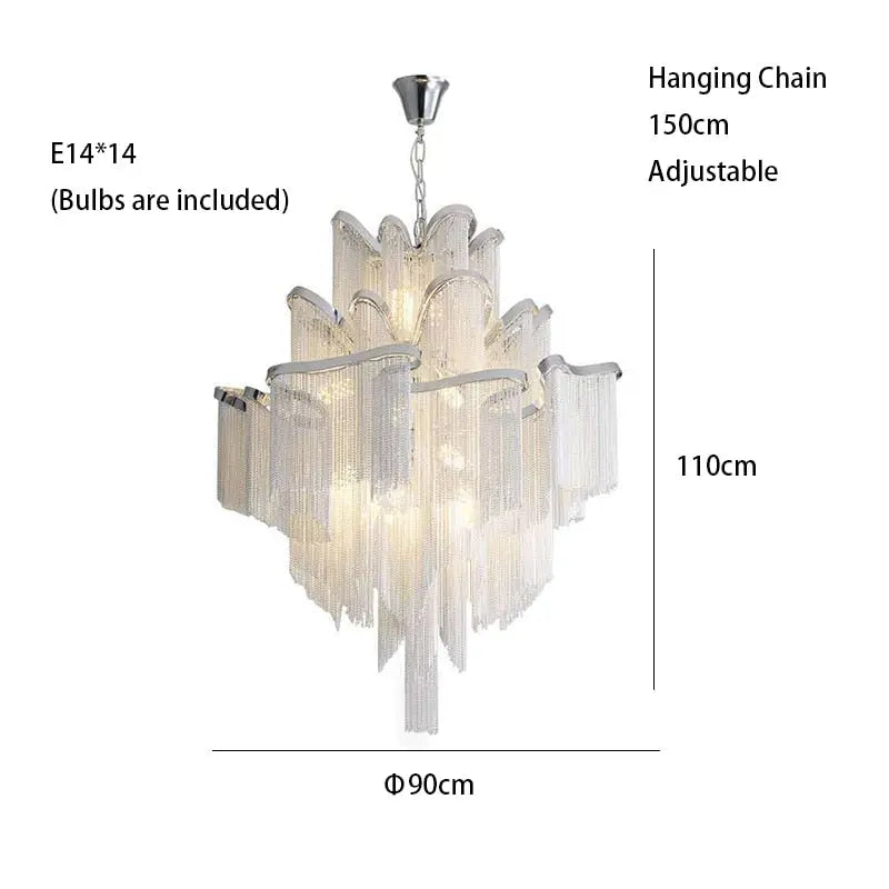 Tassels Hanging Lustres — alternate product view 6