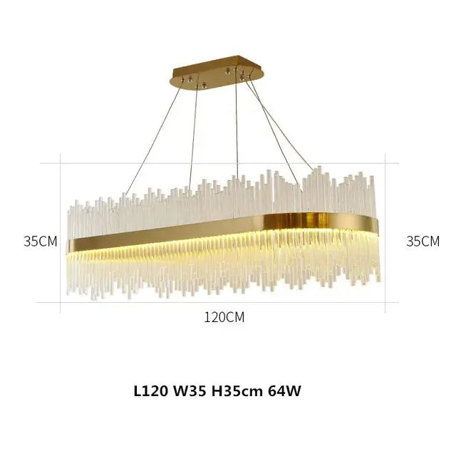 Modern LED Chandelier Dimmable — alternate product view 7