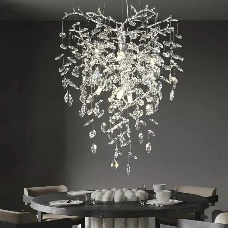 Luxury Crystal Chandelier Foyer Lighting — alternate product view 4