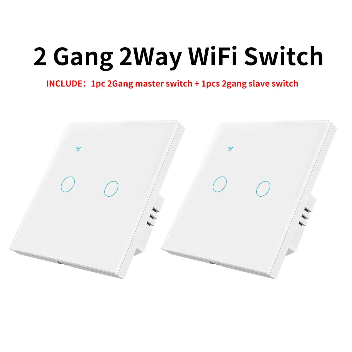 UK Wifi Smart Dual Switch — alternate product view 1