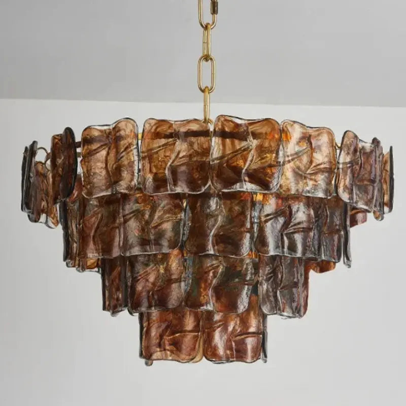 Virello Blue Glass Dining Room Chandelier — alternate product view 2