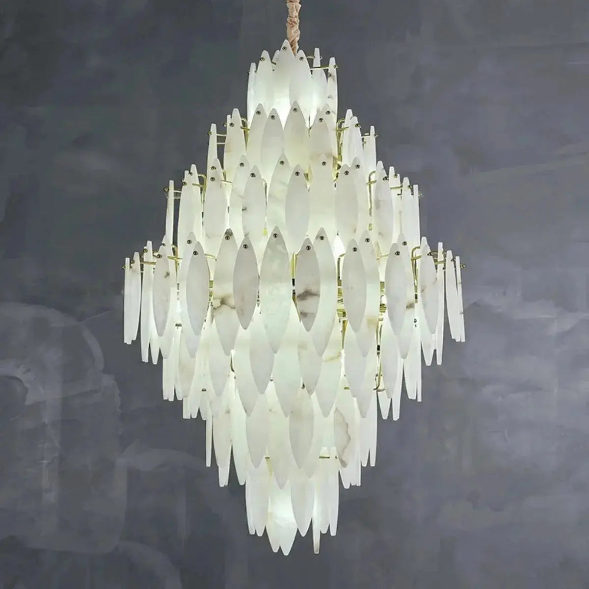 Villa Loft Bedroom Designer Marble Chandeliers — alternate product view 4