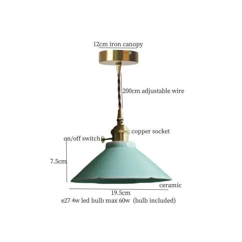 Ceramic Kitchen Hanging Lights — alternate product view 5