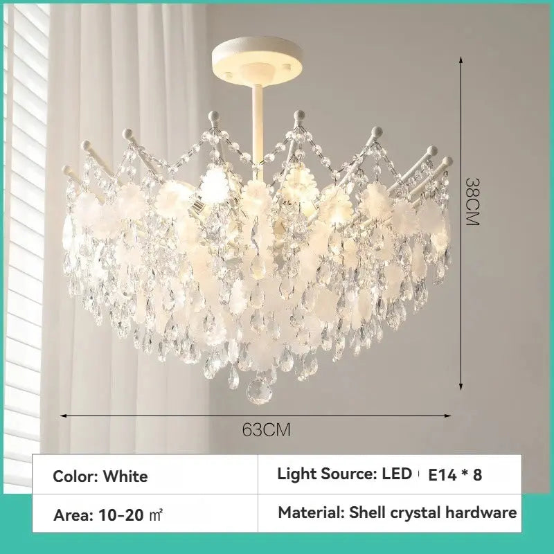 French Vintage Blue Crystal Lamp — alternate product view 10
