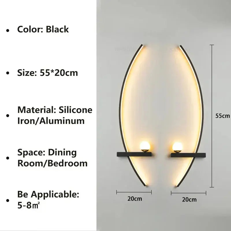 Modern Striped Wall Light — alternate product view 6