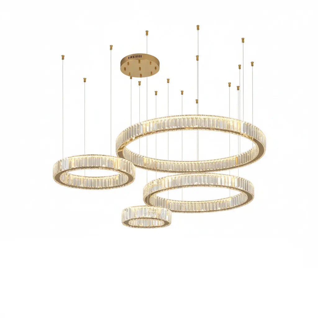 Modern Crystal Ceiling Lights — alternate product view 1