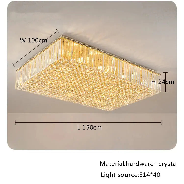 Modern Round Crystal Fixture — alternate product view 10