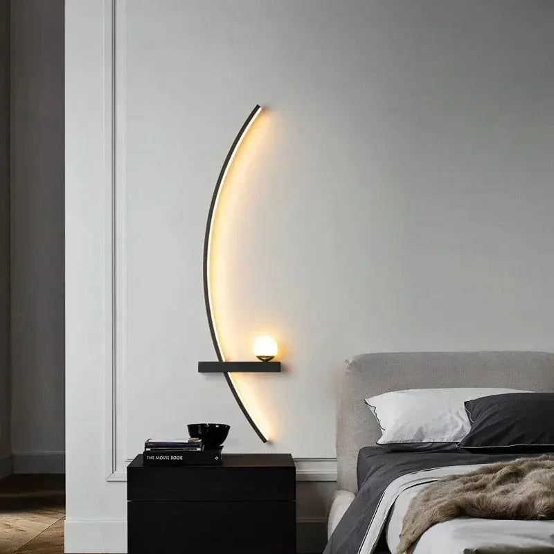 Modern Striped Wall Light — alternate product view 1