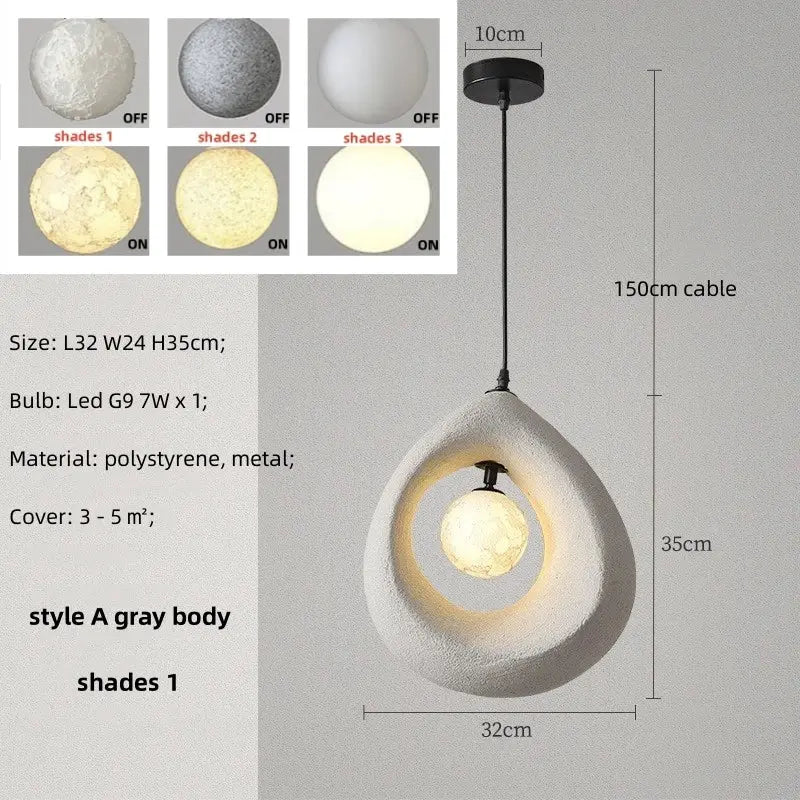 Pendant Wabi Sabi Dining Room Lights — alternate product view 8