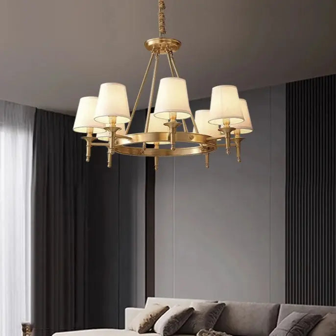 Copper Chandelier — alternate product view 1