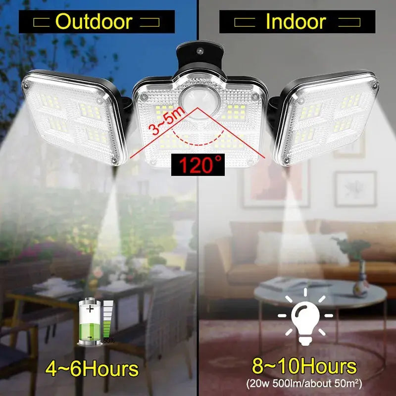 Waterproof Outdoor Indoor Solar Garden Lamp — alternate product view 2