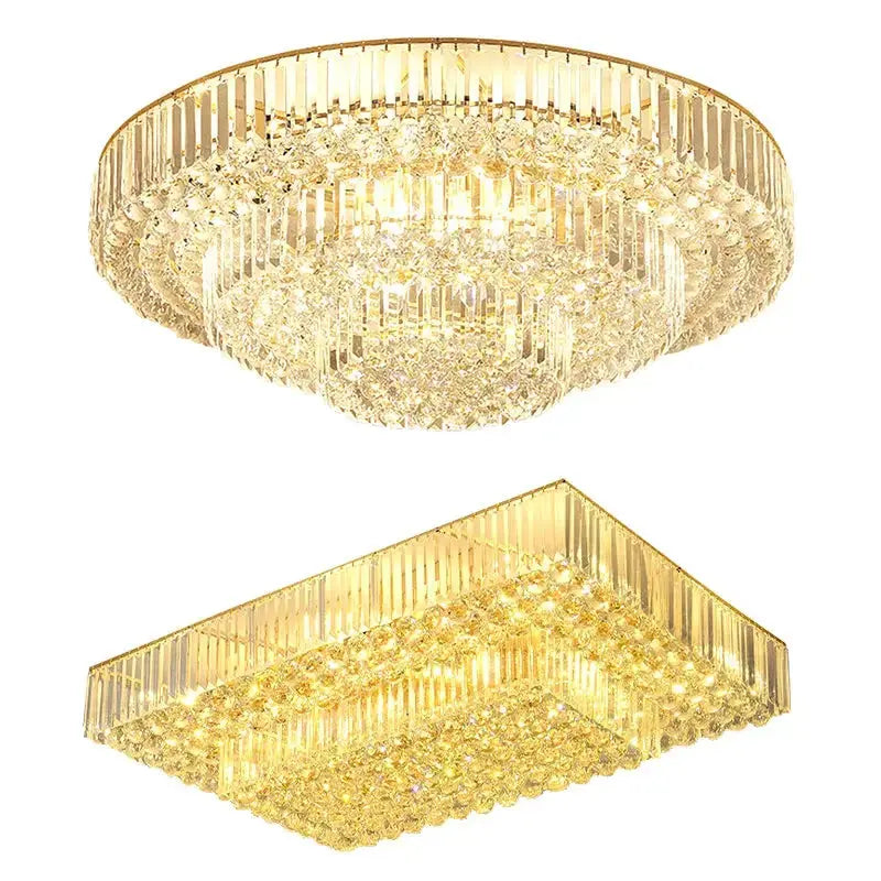 Luxury Crystal Classical Ceiling Light Fixtures — alternate product view 1