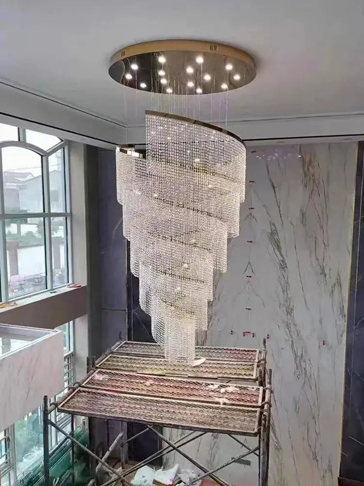 Large Chandelier Spiral Design — alternate product view 5