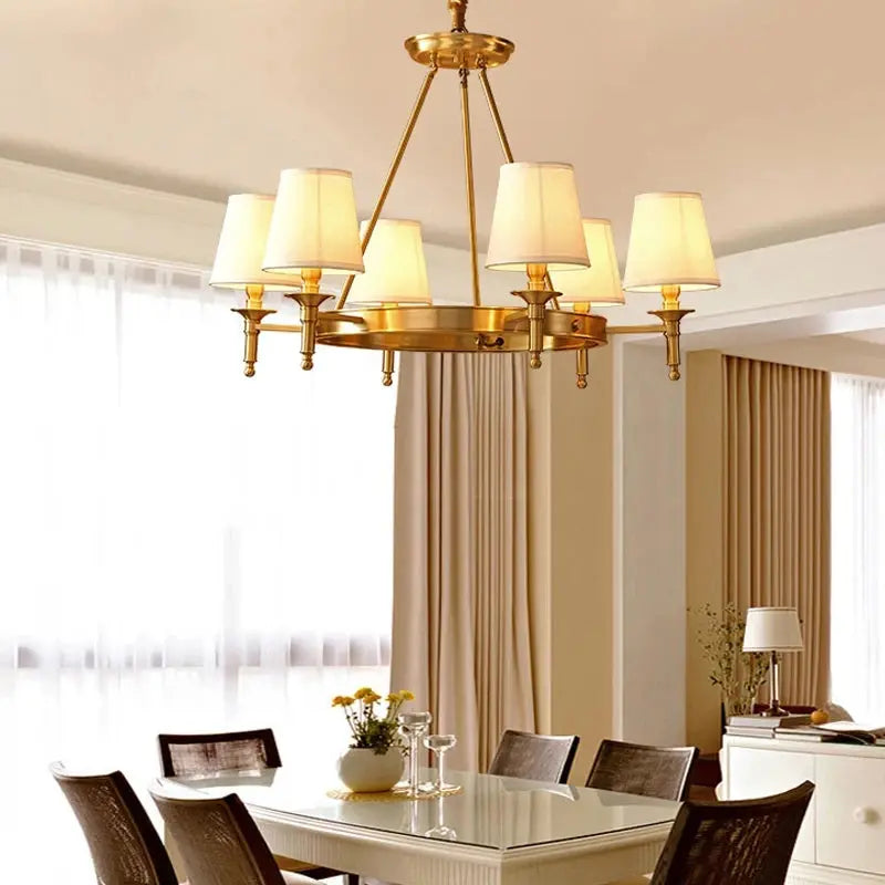 Copper Chandelier — alternate product view 3