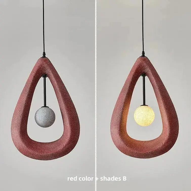 Long Wabi Sabi Dining Room Unique LED Lights — alternate product view 3