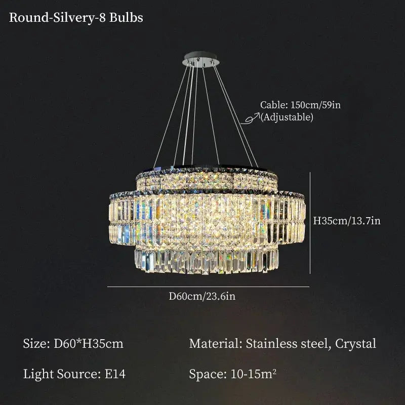 Crystal Dining Room Luxury Chandelier — alternate product view 11