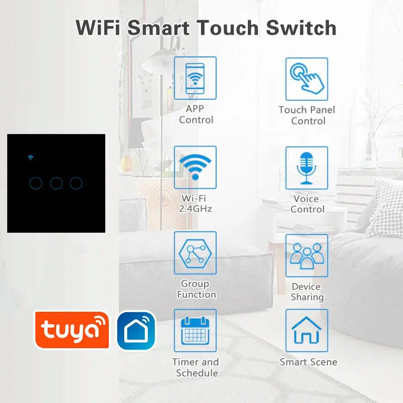 UK Wifi Smart Dual Switch — alternate product view 5