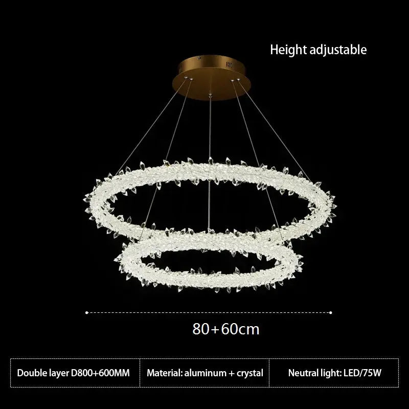 Modern Ice Cone Chandelier — alternate product view 6