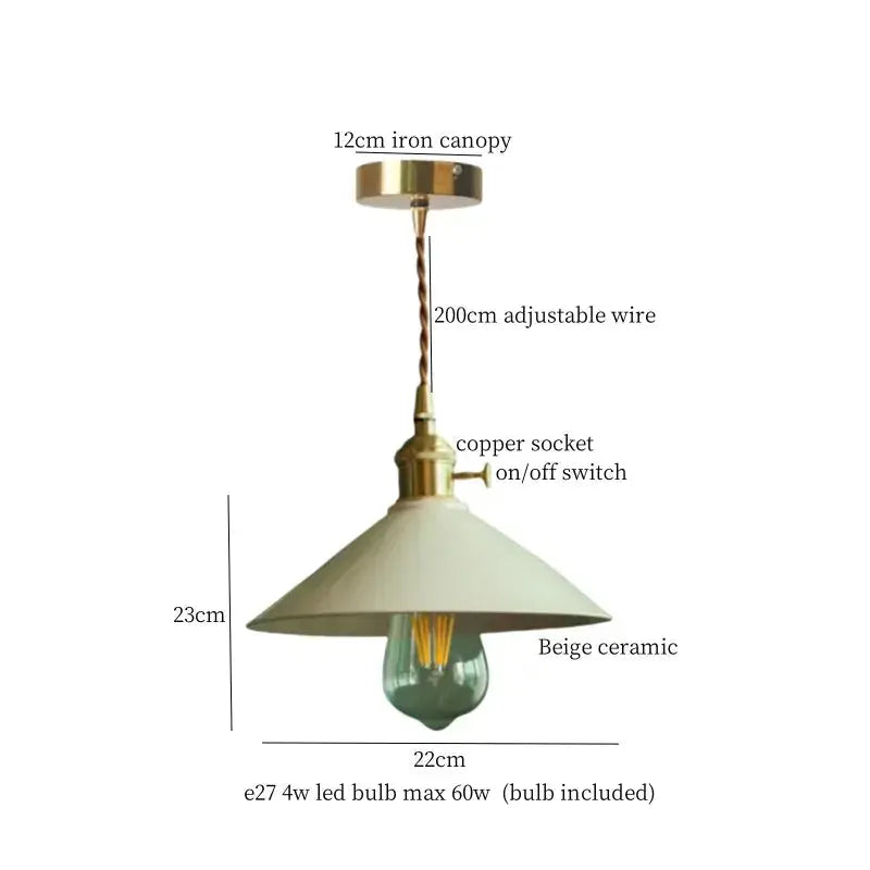 Ceramic Kitchen Hanging Lights — alternate product view 20
