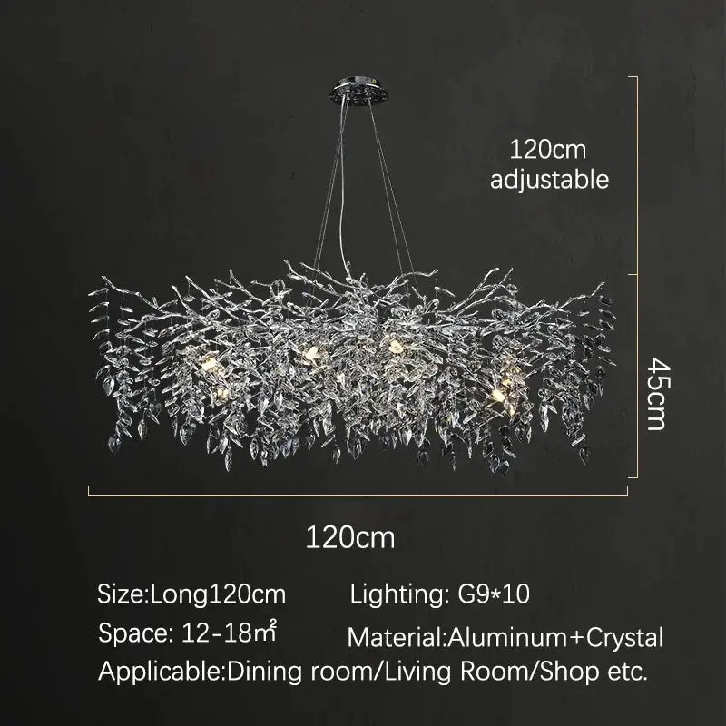 Modern Dining Branch Chandelier — alternate product view 8
