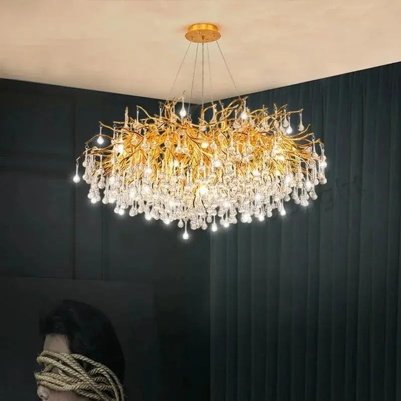 Unique Luxury Crystal Chandelier For Living Room — alternate product view 2