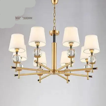Modern Designer Copper Chandelier — alternate product view 9