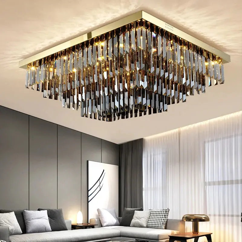 Modern Geometric Crystal Lamp — alternate product view 1