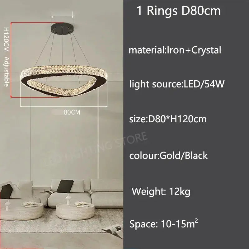 Luxury Modern Home Decoration Villa Chandelier — alternate product view 9
