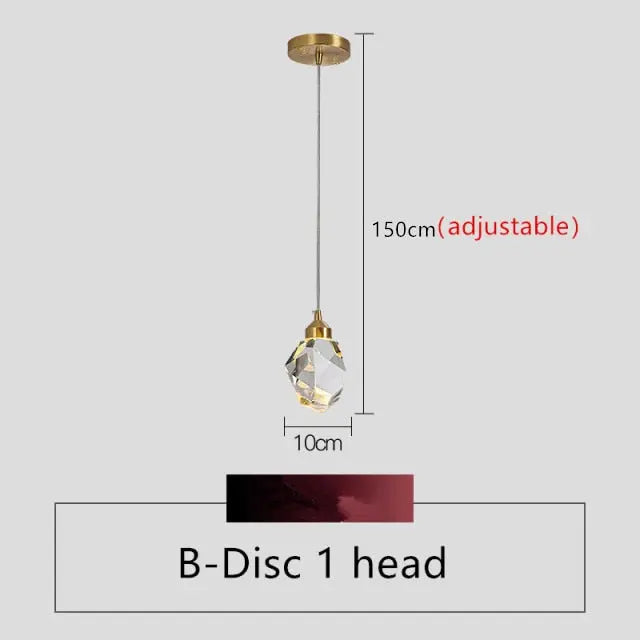 Nordic Ice Shape Pendant Light — alternate product view 9