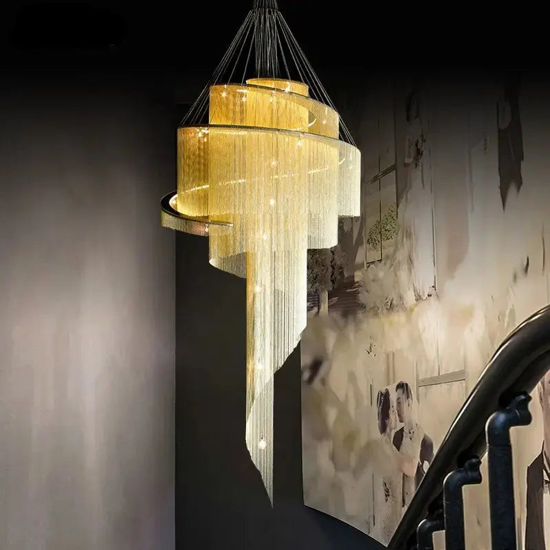 Luxury Tassel Chain Chandelier — alternate product view 2