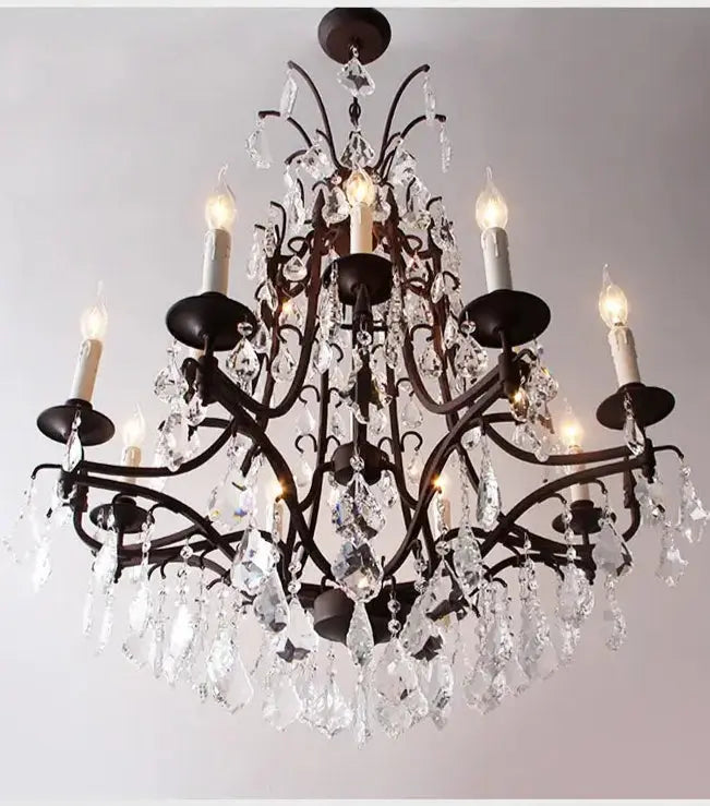French Stairwell Villa Retro Chandelier — alternate product view 2