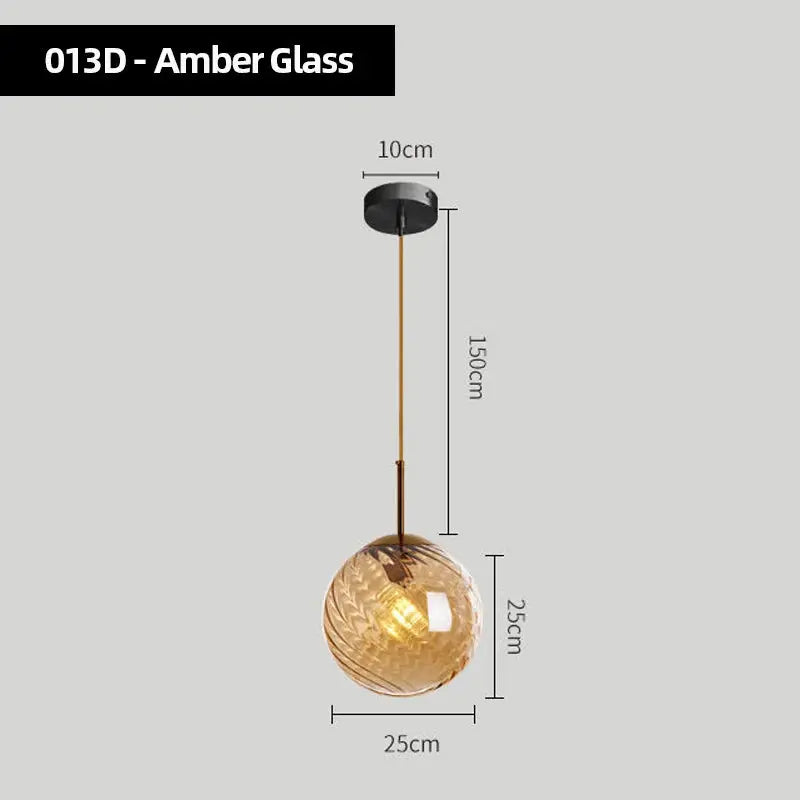 Modern Glass Pendant Lights — alternate product view 6