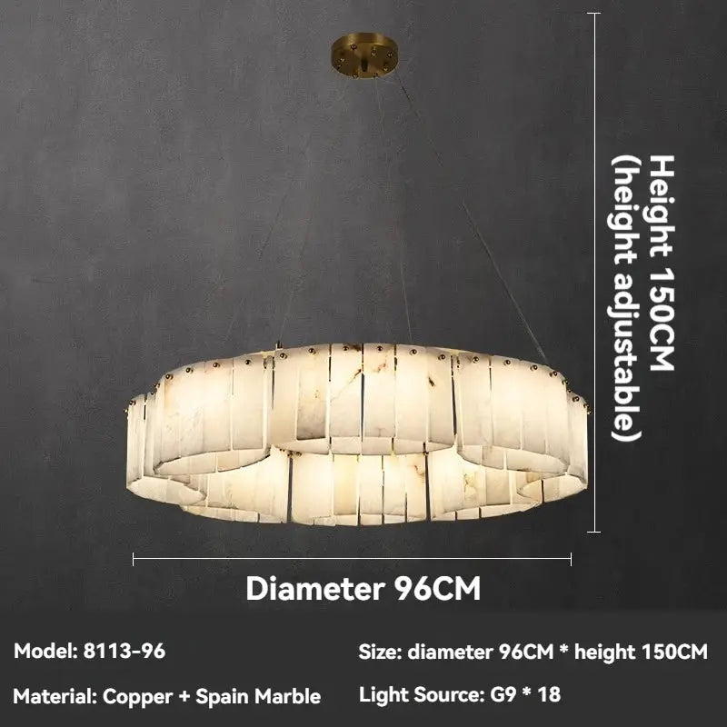 Marble Luxury Designer Chandelier — alternate product view 13