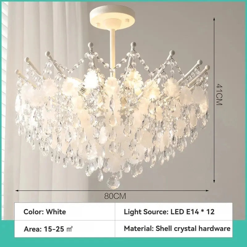 French Vintage Blue Crystal Lamp — alternate product view 12