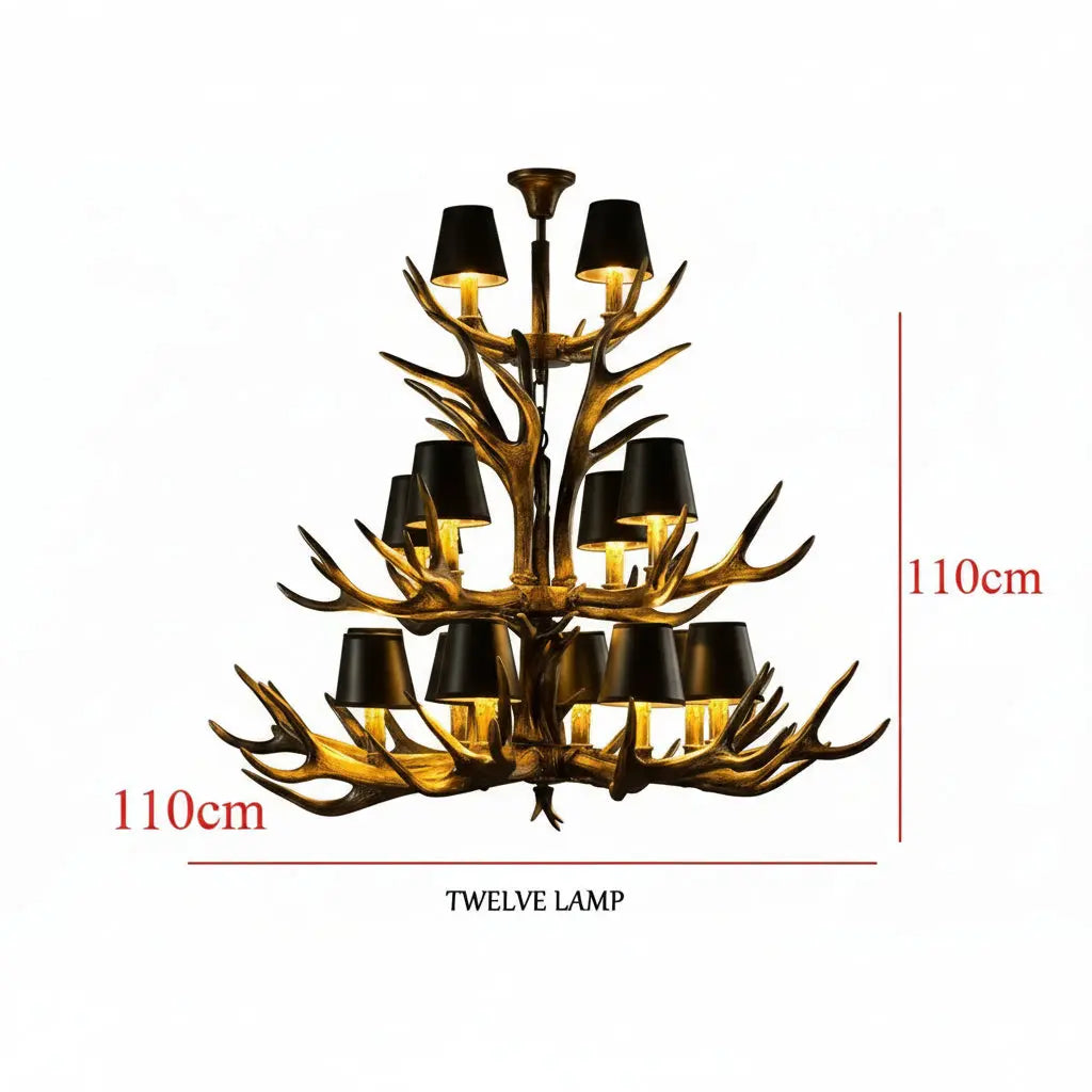 Retro Antler Chandelier — alternate product view 10