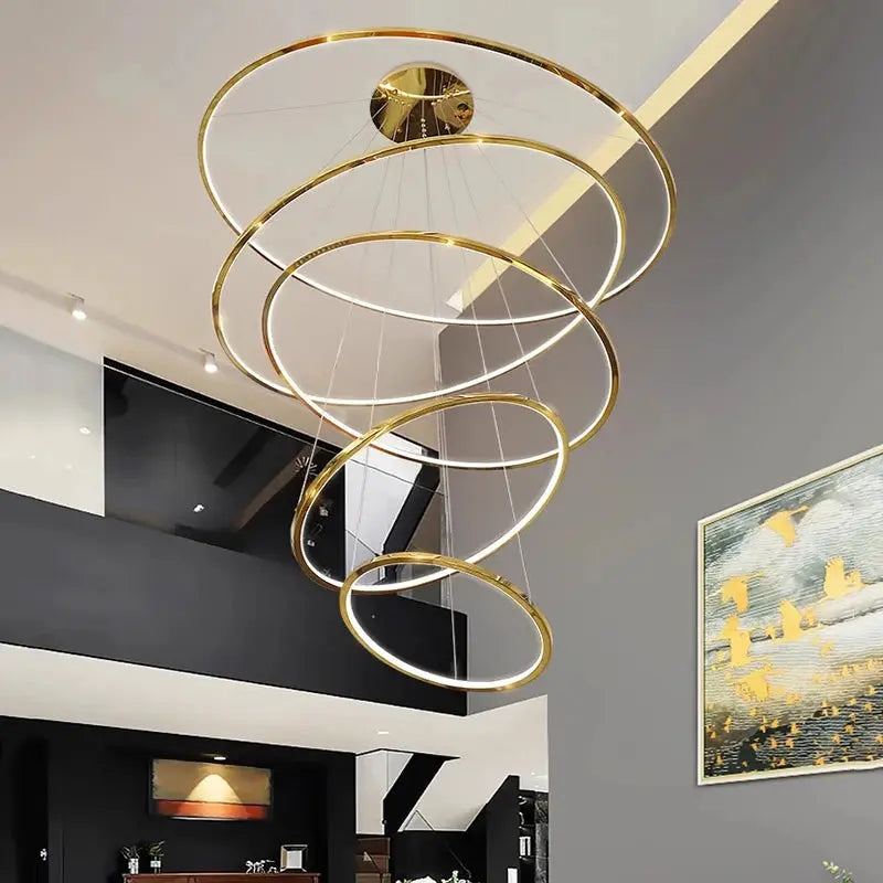 Elegant Modern Ring Chandelier — alternate product view 5