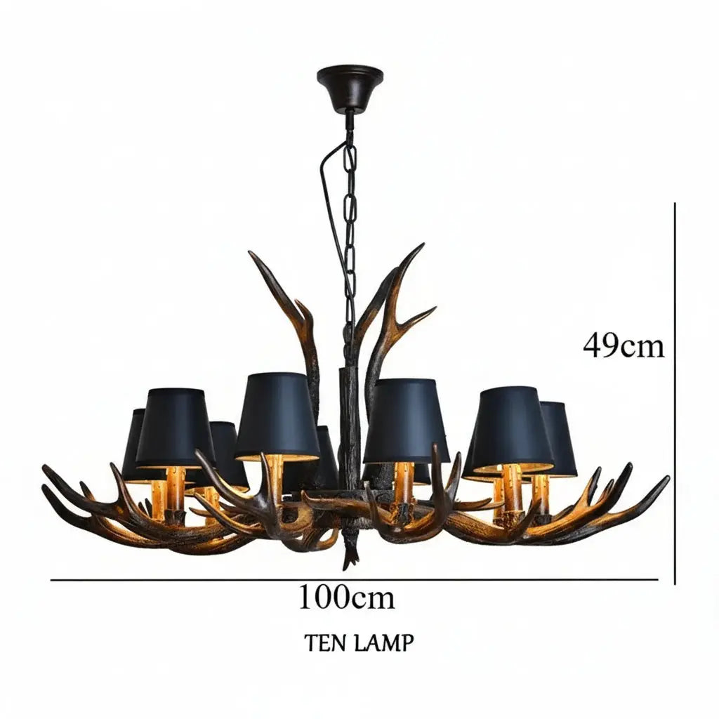 Retro Antler Chandelier — alternate product view 6