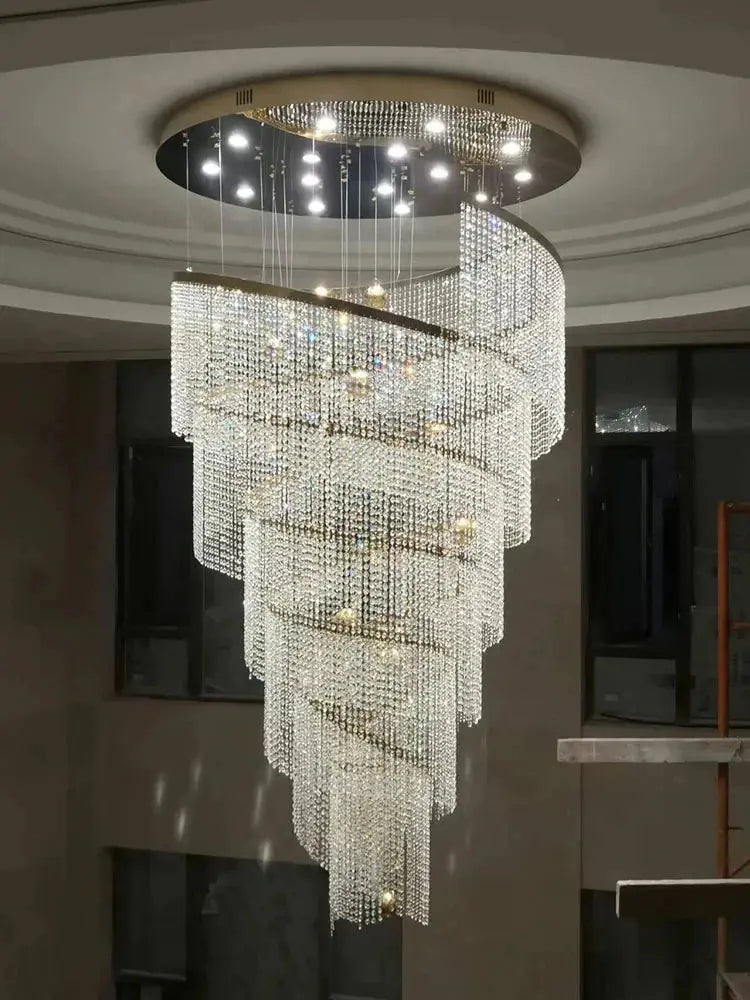 Large Chandelier Spiral Design — alternate product view 3