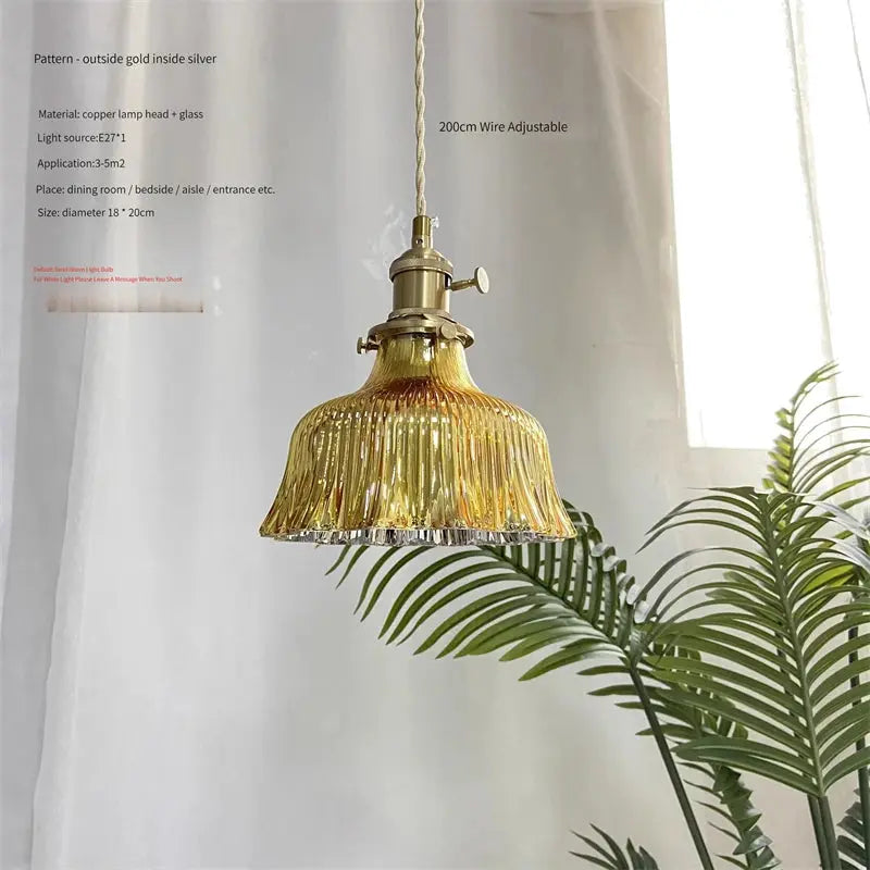 Green Glass Scandinavian Pendant Lights — alternate product view 20