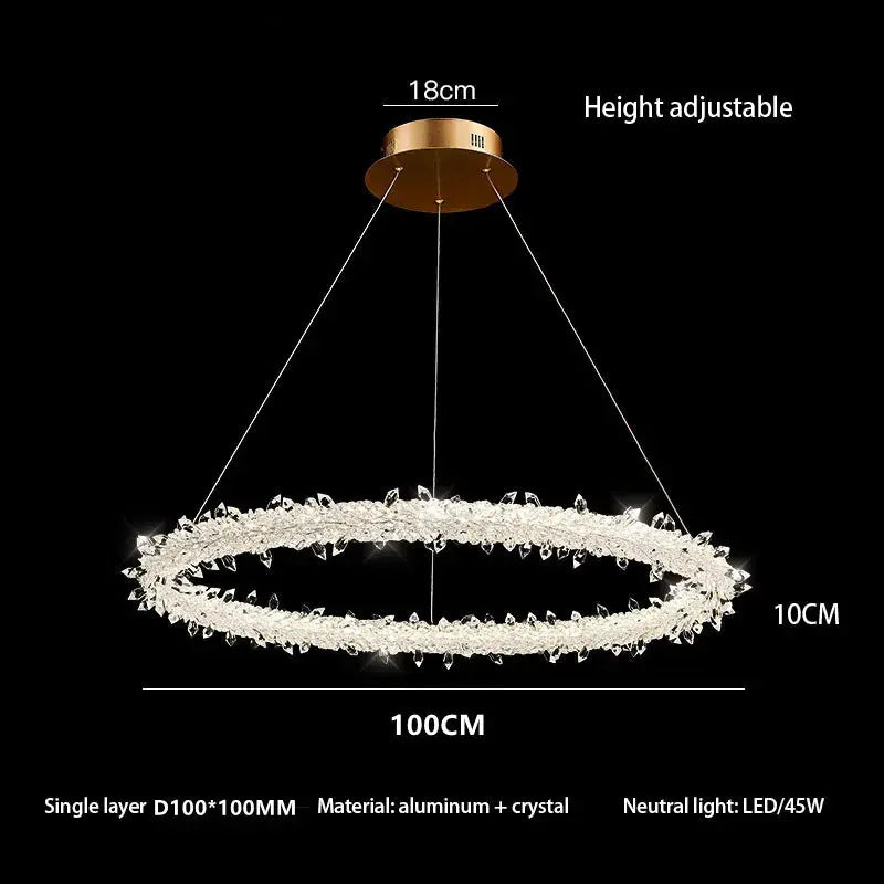 Modern Ice Cone Chandelier — alternate product view 9