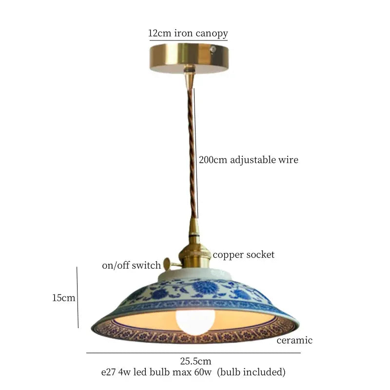 Ceramic Kitchen Hanging Lights — alternate product view 6