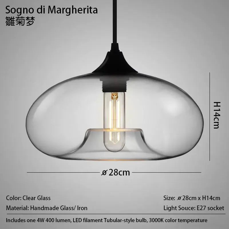Clear Glass Pendant Light — alternate product view 11