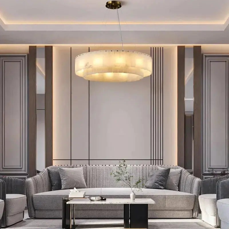 Luxury Nordic Natural Marble Chandelier — alternate product view 4