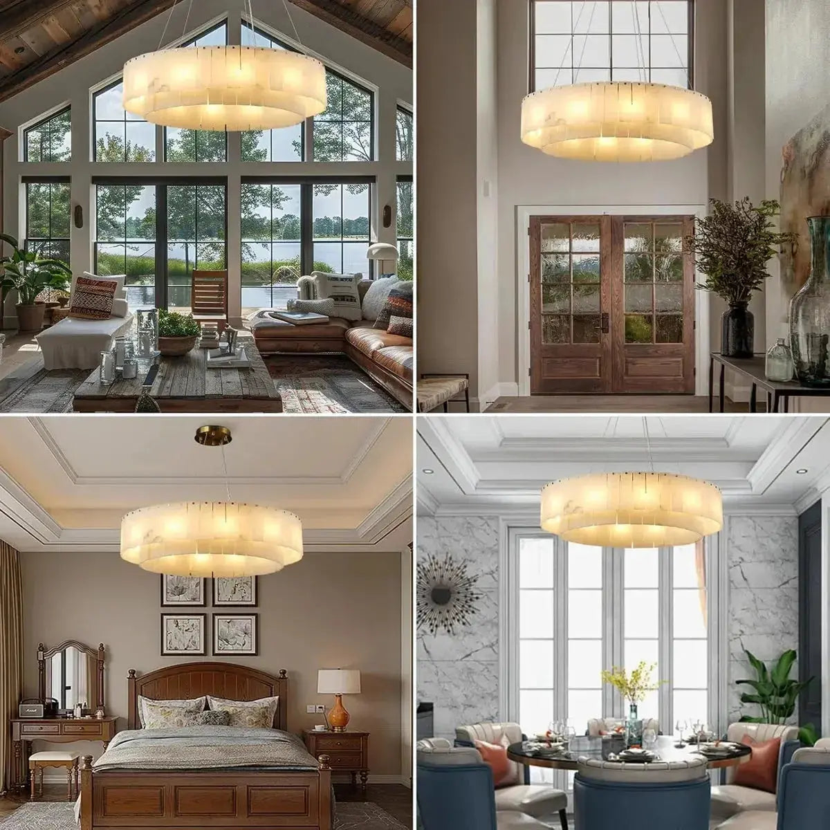 Luxury Nordic Natural Marble Chandelier — alternate product view 6