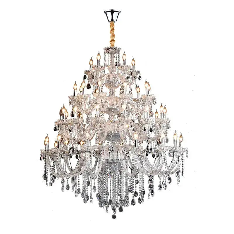 Villa Foyer Extra Large Crystal Chandelier — alternate product view 1