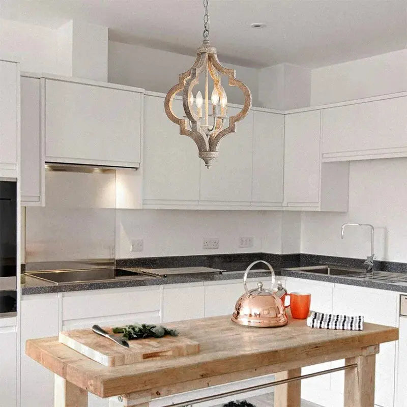 Wood Rural French Pendant Lamps — alternate product view 3