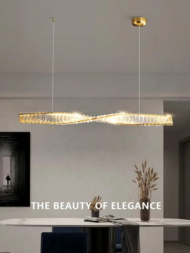 One Spiral Luxury Chandelier — alternate product view 4