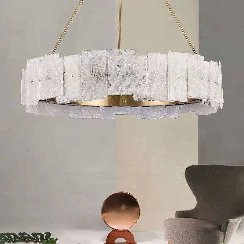 Cloud Glass Modern Chandelier — alternate product view 4