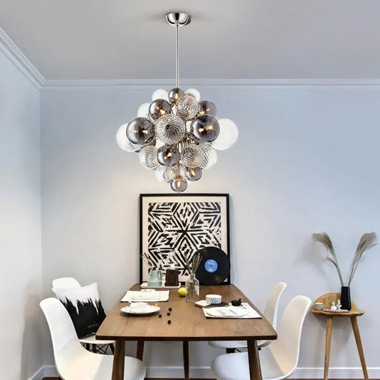 Nordic Creative Glass Metal Pendant Lights — alternate product view 3